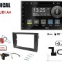 Radical R-D211 2-DIN DAB+ mit Montageset für Audi A4 Teilaktiv