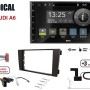 Radical R-D211 2-DIN DAB+ mit Montageset für Audi A6