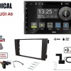 Radical R-D211 2-DIN DAB+ mit Montageset für Audi A6 Vollaktiv
