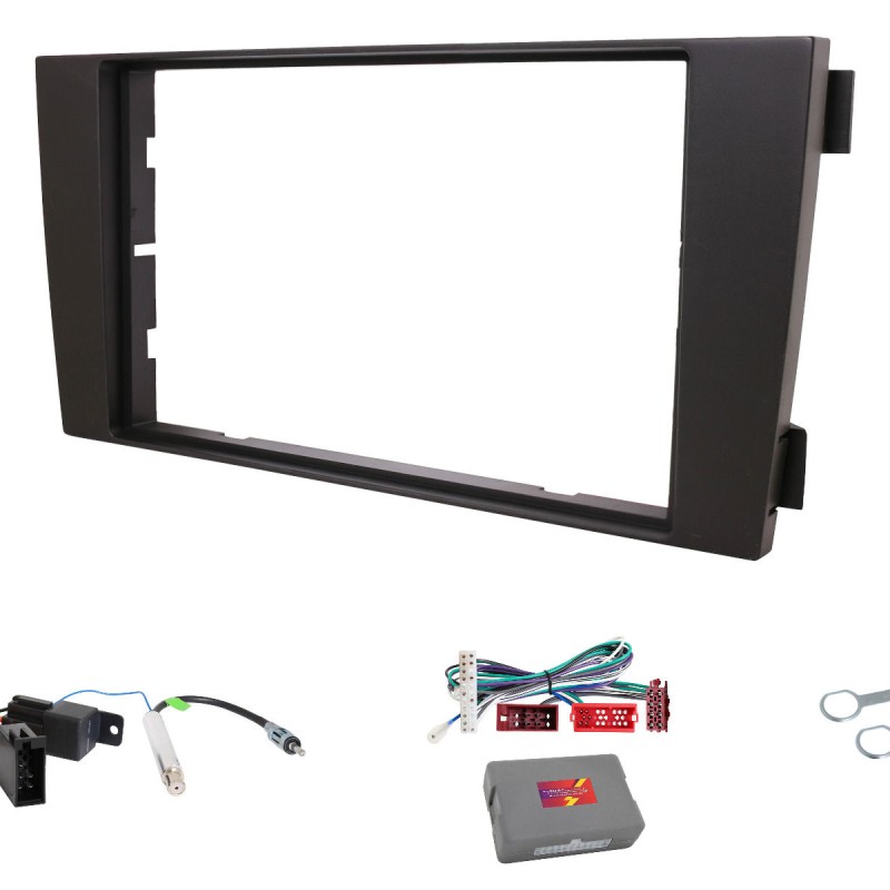 Radical R-D211 2-DIN DAB+ mit Montageset für Audi A6 Vollaktiv