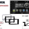 Radical R-D211 2-DIN DAB+ mit Montageset für Mercedes