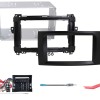 Radical R-D211 2-DIN DAB+ mit Montageset für Mercedes schwarz matt lackiert