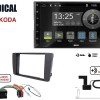 Radical R-D211 2-DIN DAB+ mit Montageset für SKODA OctaviaII