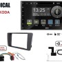 Radical R-D211 2-DIN DAB+ mit Montageset für SKODA OctaviaII