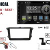 Radical R-D211 2-DIN DAB+ mit Montageset für VW SEAT SKODA