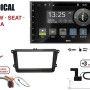 Radical R-D211 2-DIN DAB+ mit Montageset für VW SEAT SKODA