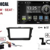 Radical R-D211 2-DIN DAB+ mit Montageset für R-D211 und VW SEAT SKODA