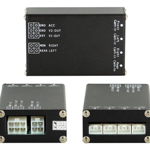 Interface zur Umschaltung von 4 Kameras auf einen Video Eingang