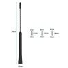 Universal 24 cm Schwarz Stab Antenne AM / FM DAB GSM mit 3 Adapter M4 M5 M6