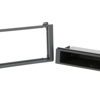 Radioblende SAAB 9.3 ab 2006 2DIN mit Fach schwarz