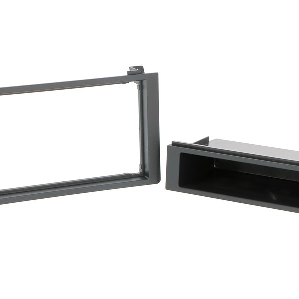 Radioblende SAAB 9.3 ab 2006 2DIN mit Fach schwarz