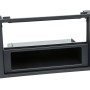 Radioblende SAAB 9.3 ab 2006 2DIN mit Fach schwarz