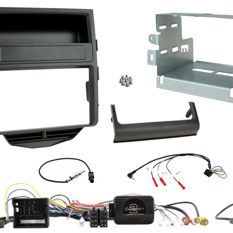 2-DIN Kit Porsche Macan 2014-2016 LFB/Amp schwarz