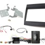 2-DIN Kit Porsche Cayenne 2011-2016 Infodapter/Amp schwarz