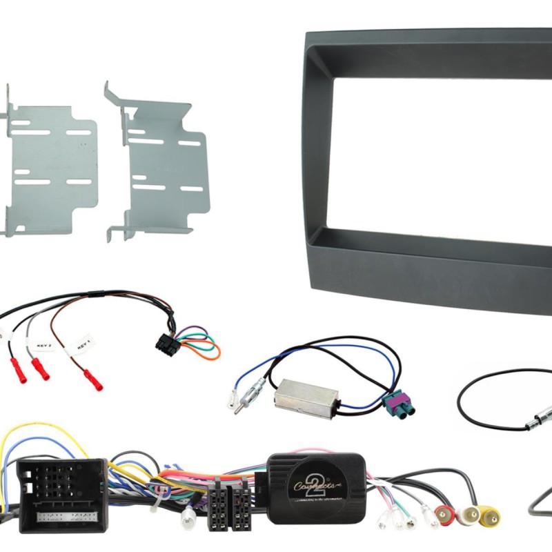 2-DIN Kit Porsche Panamera 2009-2016 LFB/Amp schwarz