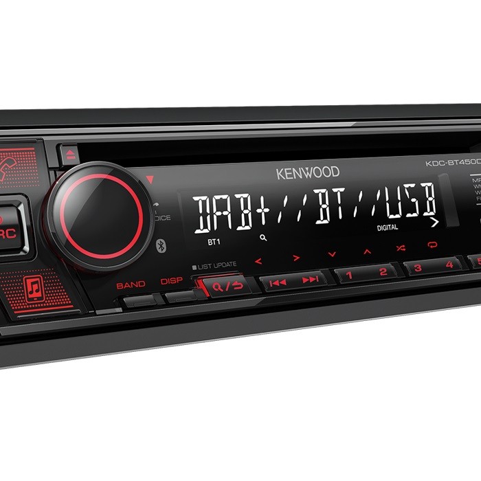 Kenwood KDC-BT450DAB mit Bluetooth und DAB+ Digitalradio