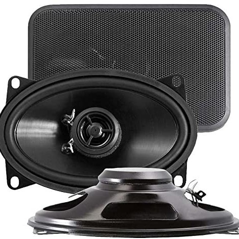 RETROSOUND Lautsprecher mit Gitter 4x6 101x152mm (Paar), Neodym