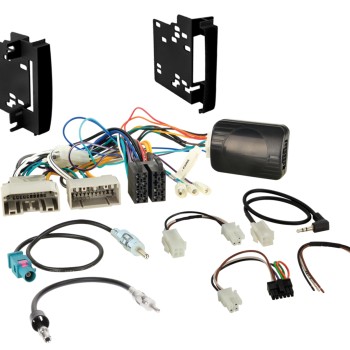 2-DIN Kit Chrysler/Dodge/Jeep/VW LFB/Amp schwarz
