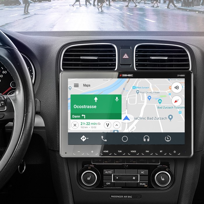 ZENEC Z-N965 mit 9 Zoll Display DAB+, DSP, Android Auto, Apple Carplay