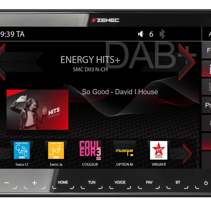 ZENEC Z-N965 mit 9 Zoll Display DAB+, DSP, Android Auto, Apple Carplay