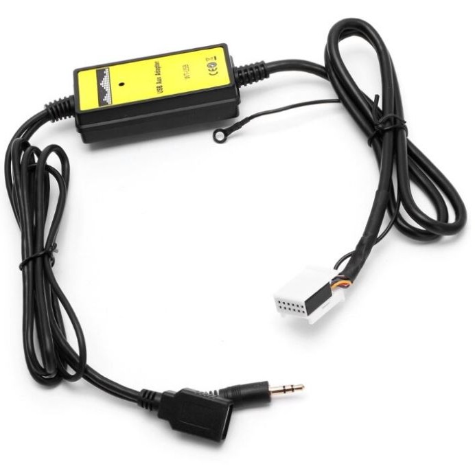 USB und AUX Adapter für VW, Skoda, Seat mit Quadlock (12-Pin) Anschluss