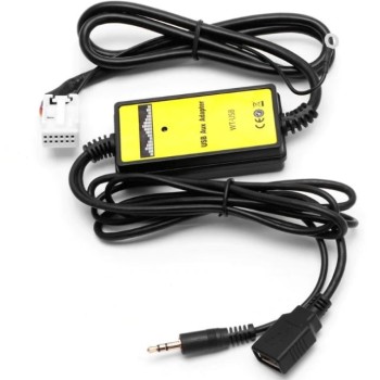 USB und AUX Adapter für VW, Skoda, Seat mit Quadlock (12-Pin) Anschluss