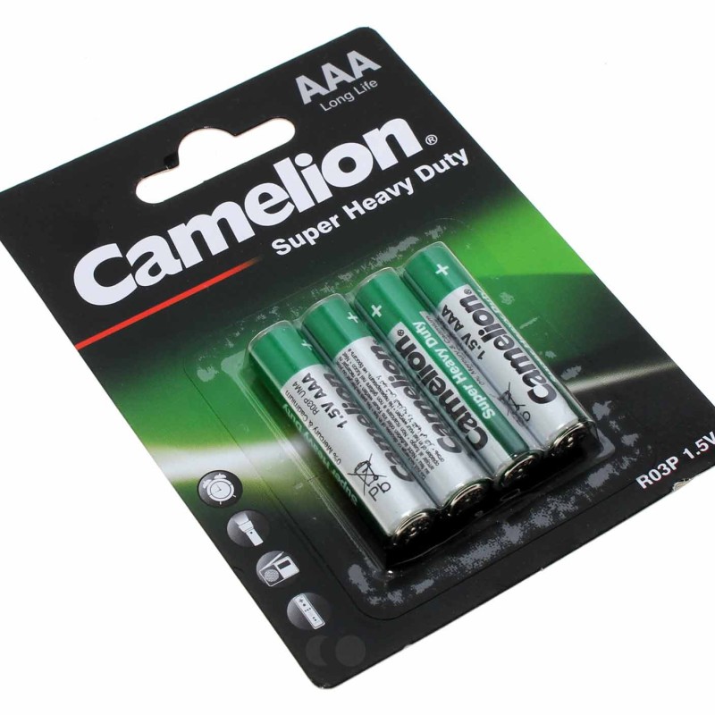 4er Pack Camelion Micro Batterie AAA 1,5V 550mAh