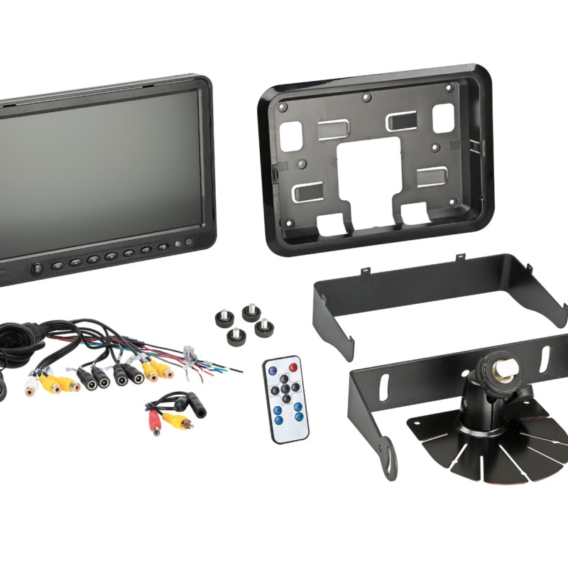 10 Zoll Monitor universal 4 Video Eingänge-Splitscreen