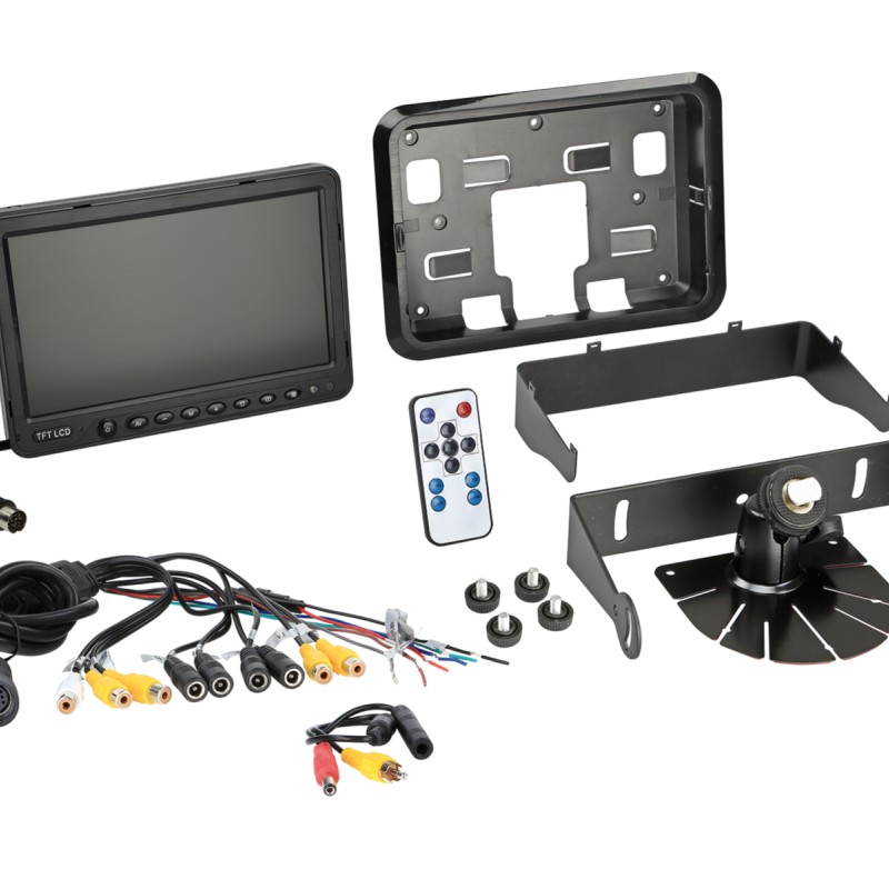 9 Zoll Monitor universal 4 Video Eingänge- Splitscreen