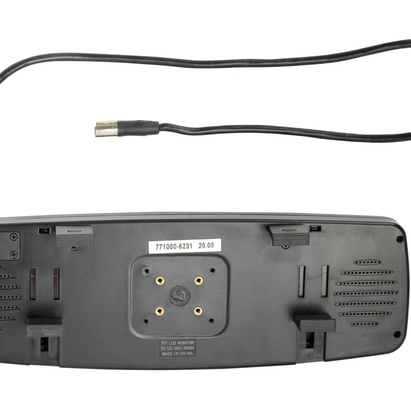 Spiegelmonitor universal 4.3 2x Video Eingang Fernbedienung