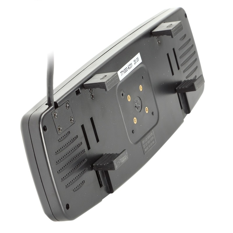 Spiegelmonitor universal 4.3 2x Video Eingang Fernbedienung