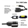 AUX Audio Kabel MDI AMI MMI Interface USB Jack 3,5mm männlichen kabel für Audi A