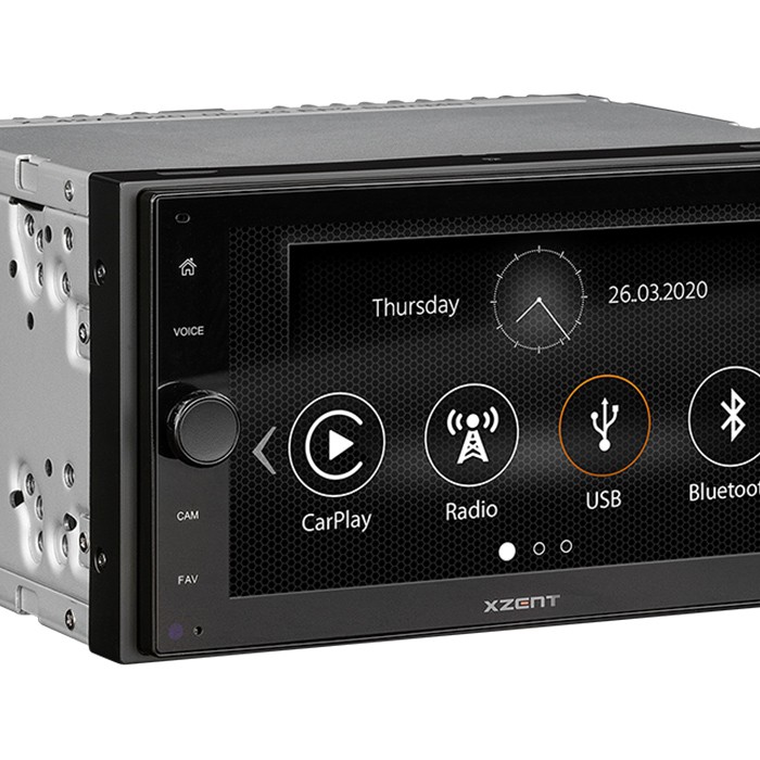 XZENT X-227 2-Din DAB+ mit Carplay Bluetooth und USB