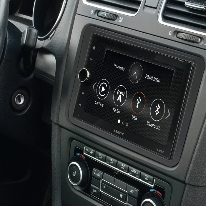 XZENT X-227 2-Din DAB+ mit Carplay Bluetooth und USB