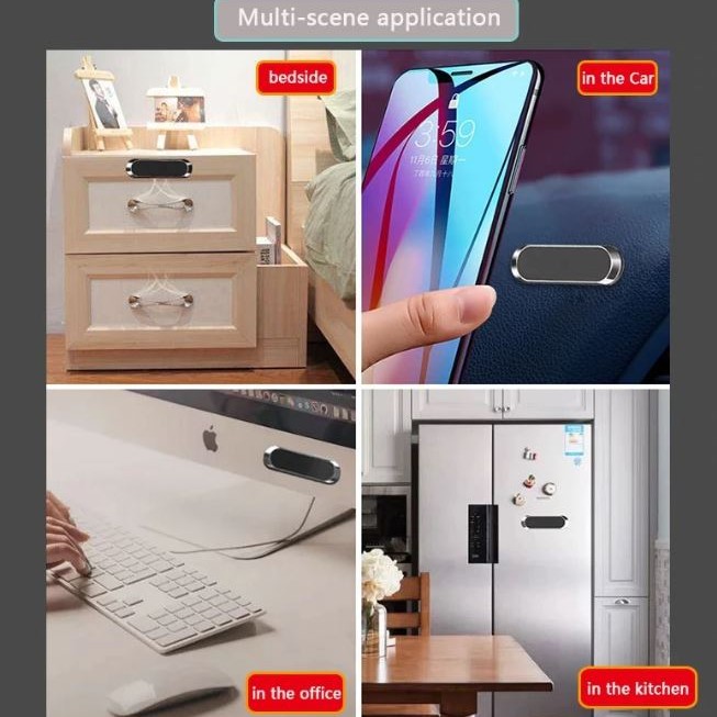 Universal Magnet Halter für Handy Schwarz version 2