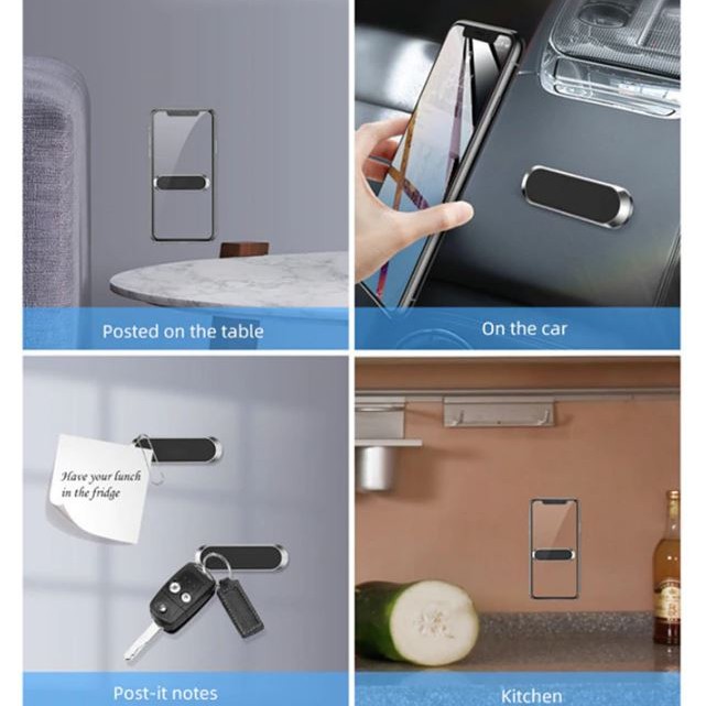 Universal Magnet Halter für Handy Schwarz version 2