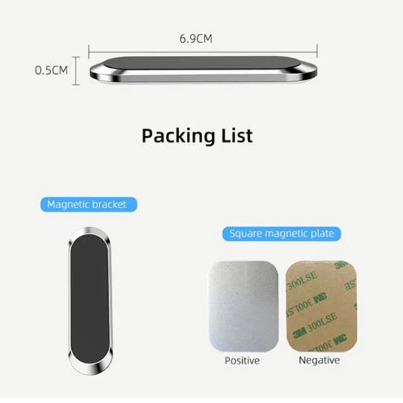 Universal Magnet Halter für Handy Schwarz version 2