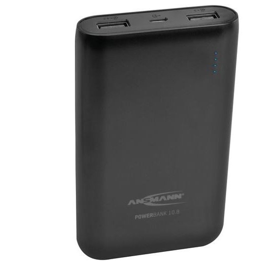 Powerbank 10.8 schwarz 10.800 mAh
