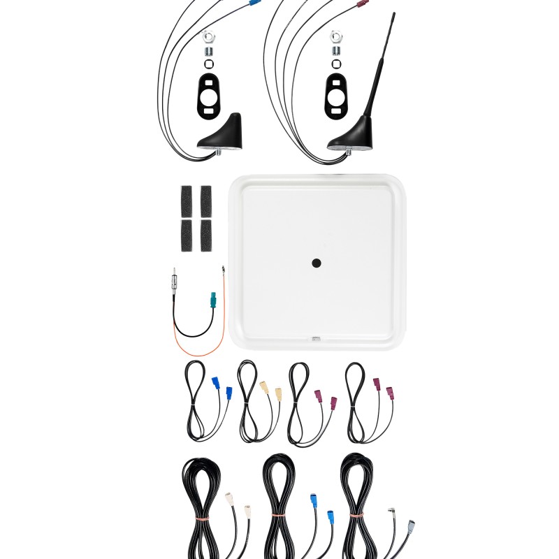 ATTB 3799.30 Antenne LTE WLAN GPS FM DAB+ Montageplatte