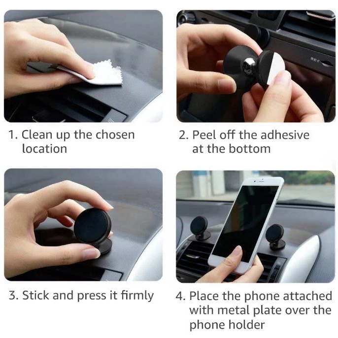 Universal Magnet Halter Schwarz schwenkbar version 6