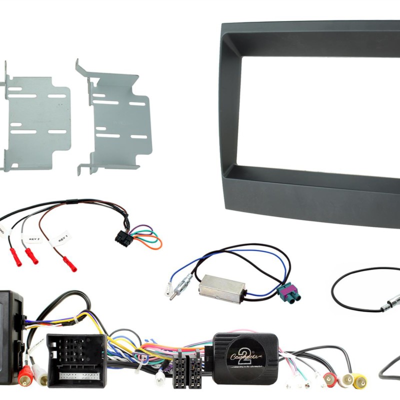 2-DIN Kit Porsche Panamera 2009-2016 LFB/Amp MOST schwarz