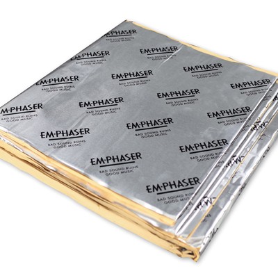 Emphaser Selbstklebende Alu-Butyl Dämmmatten 900 x 300 x 2.1 mm 4 Stück