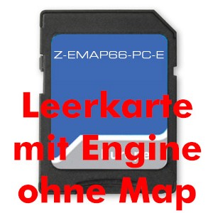 Ersatzkarte OHNE Map für PKW 16GB Z-x56/66/65