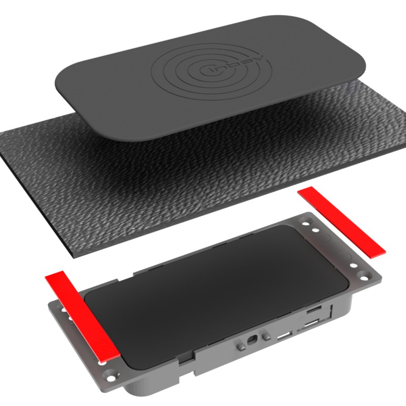 INBAY® Kit 3 Spulen 12V Kabel/Lichtleiter Kit 10W