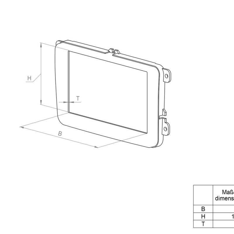 2-DIN RB Suzuki Ignis 2016-> Klavierlack/silber