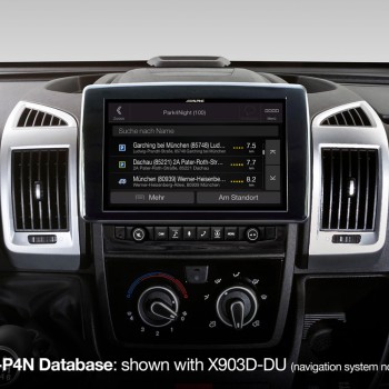 Alpine MHS-P4N park4night POI-Datenban Ihre Alpine Reisemobil-Navigation