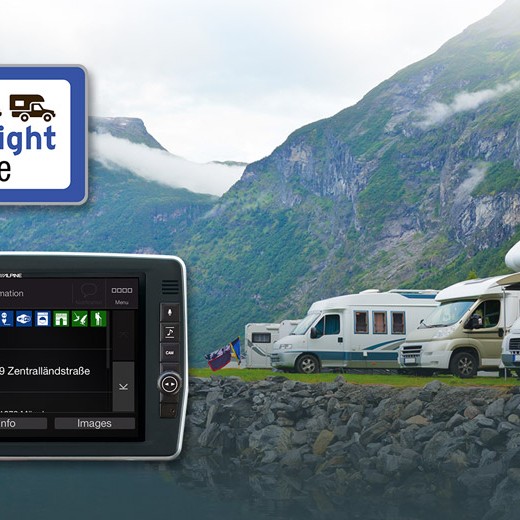 Alpine MHS-P4N park4night POI-Datenban Ihre Alpine Reisemobil-Navigation