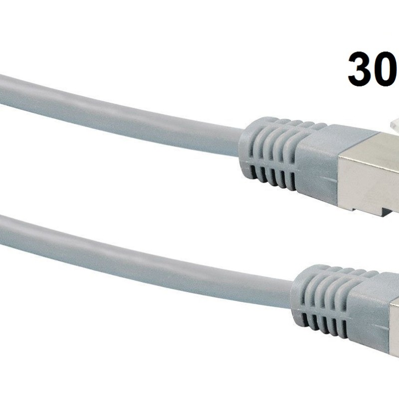 Netzwerk-Kabel CAT-5 Patchkabel 30 m (Twisted Pair)