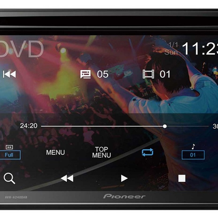 PIONEER AVH-A240DAB 2-DIN Moniceiver mit DAB+
