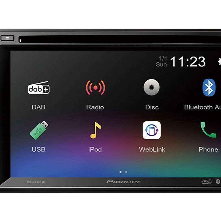 PIONEER AVH-A240DAB 2-DIN Moniceiver mit DAB+
